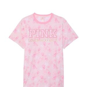 Pink x LoveShackFancy Campus Cotten Tee